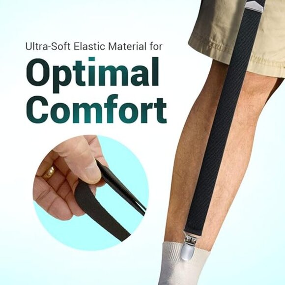 Hold’Em Pin Clip Shirt Stays Hold Shirts in Place Adjustable - Y-style - Picture 4 of 7